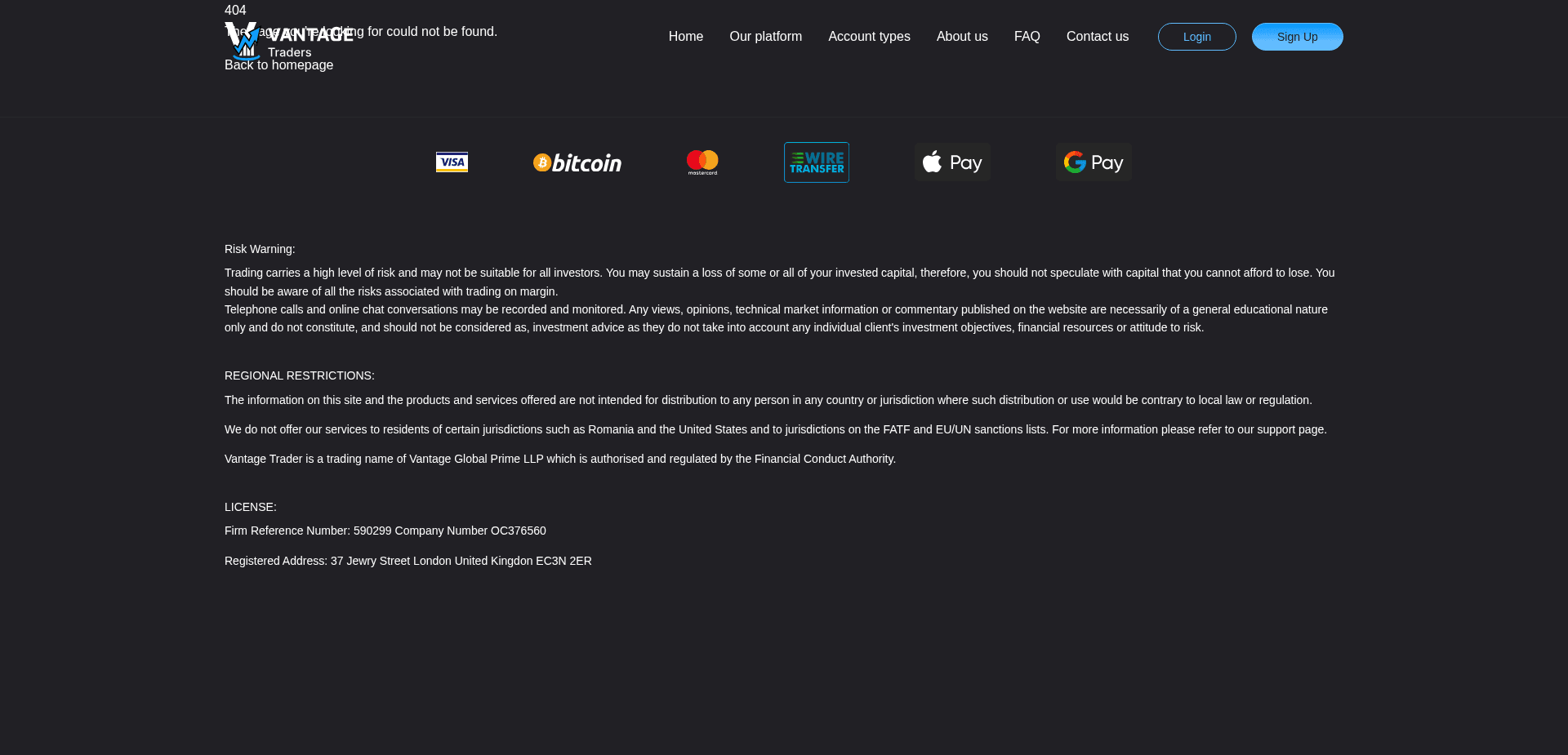 Screenshot for vantage-traders.net - 0