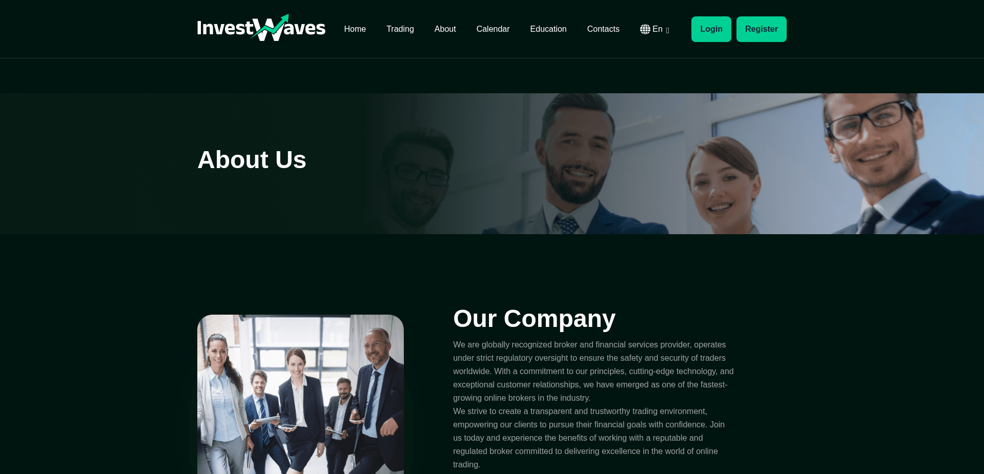Screenshot for invest-waves.com - 3