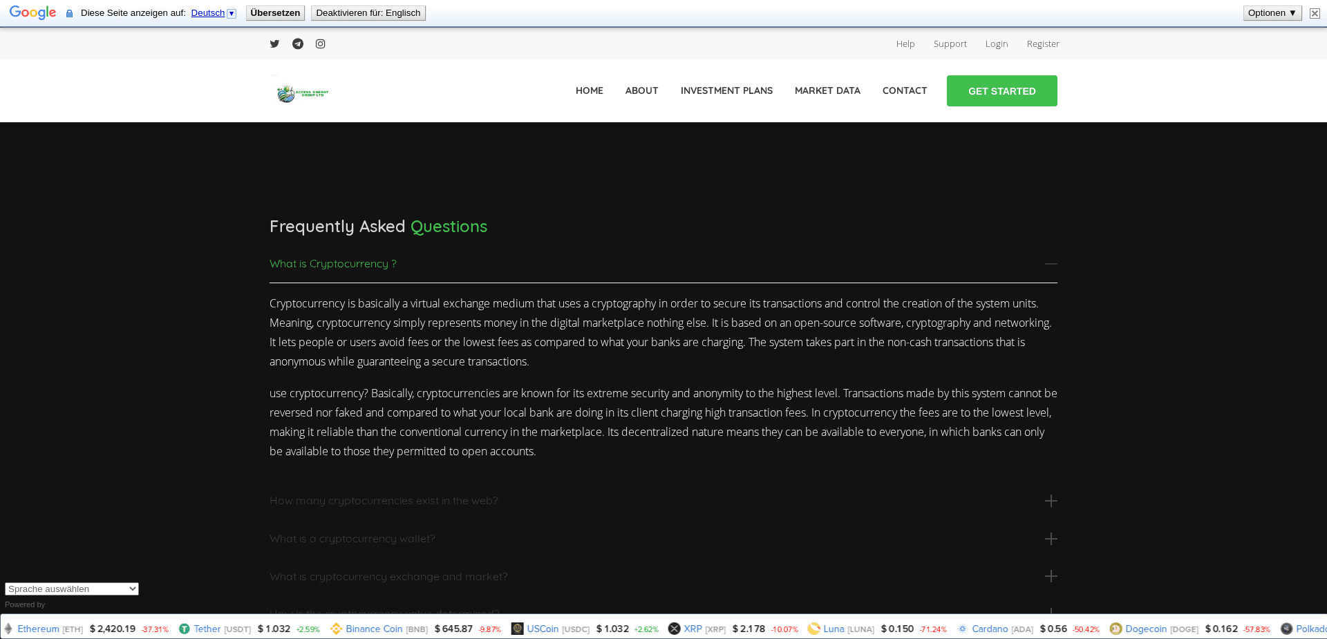 Screenshot for accessenergygroups.com - 2