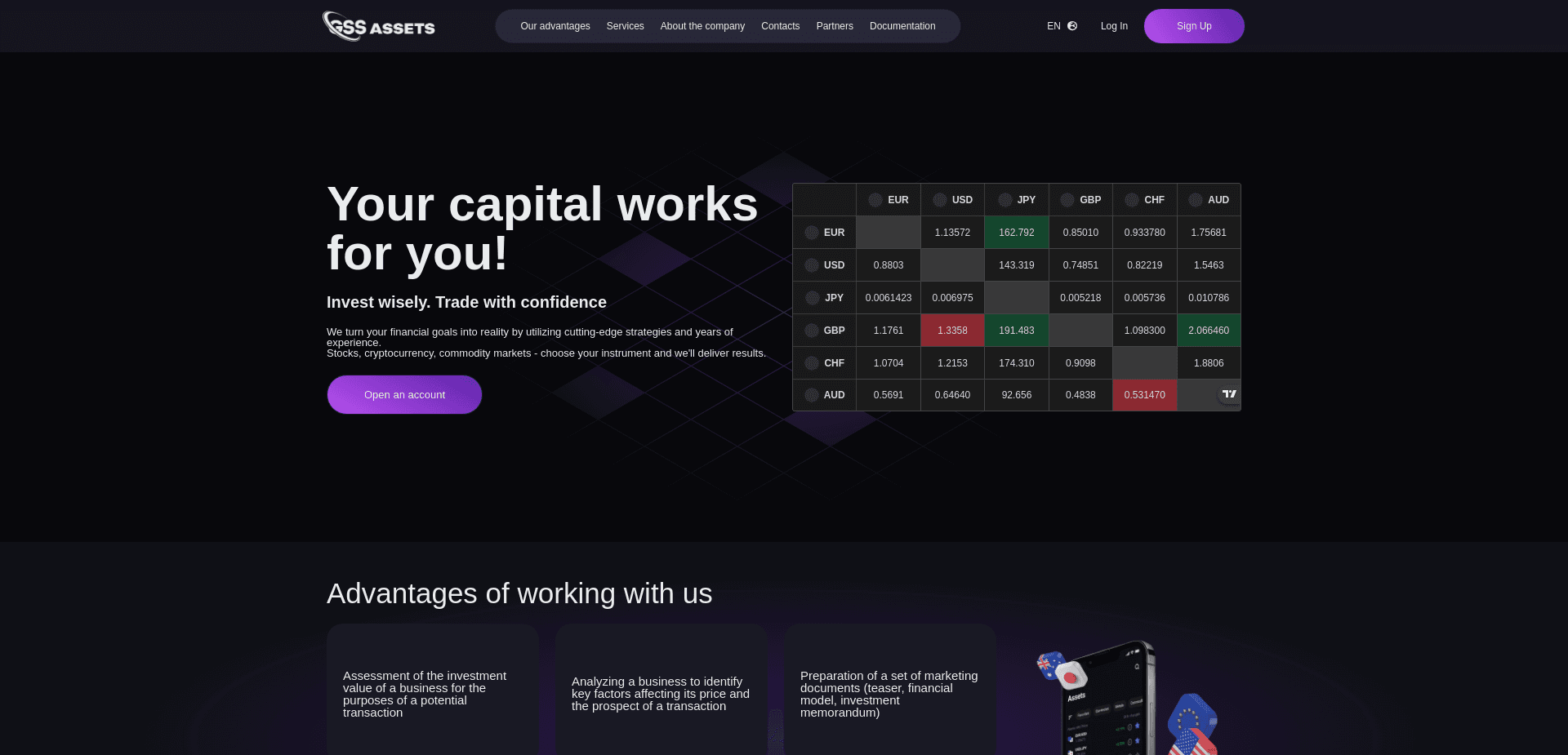 Screenshot for globalsolutionstrategies.com - 0