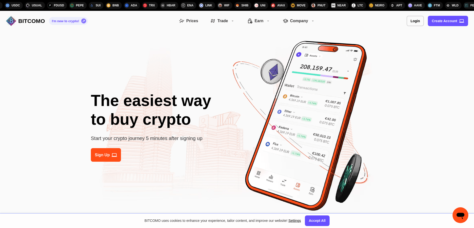 Screenshot for bitcomo.org - 1