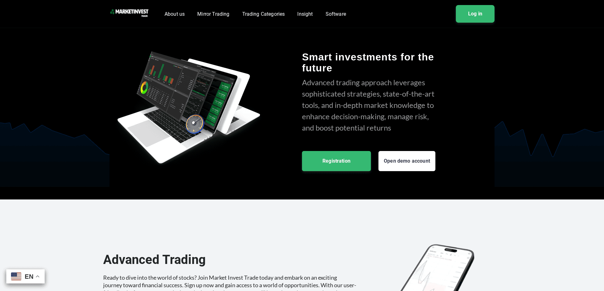 Screenshot for marketinvestrade.net - 1