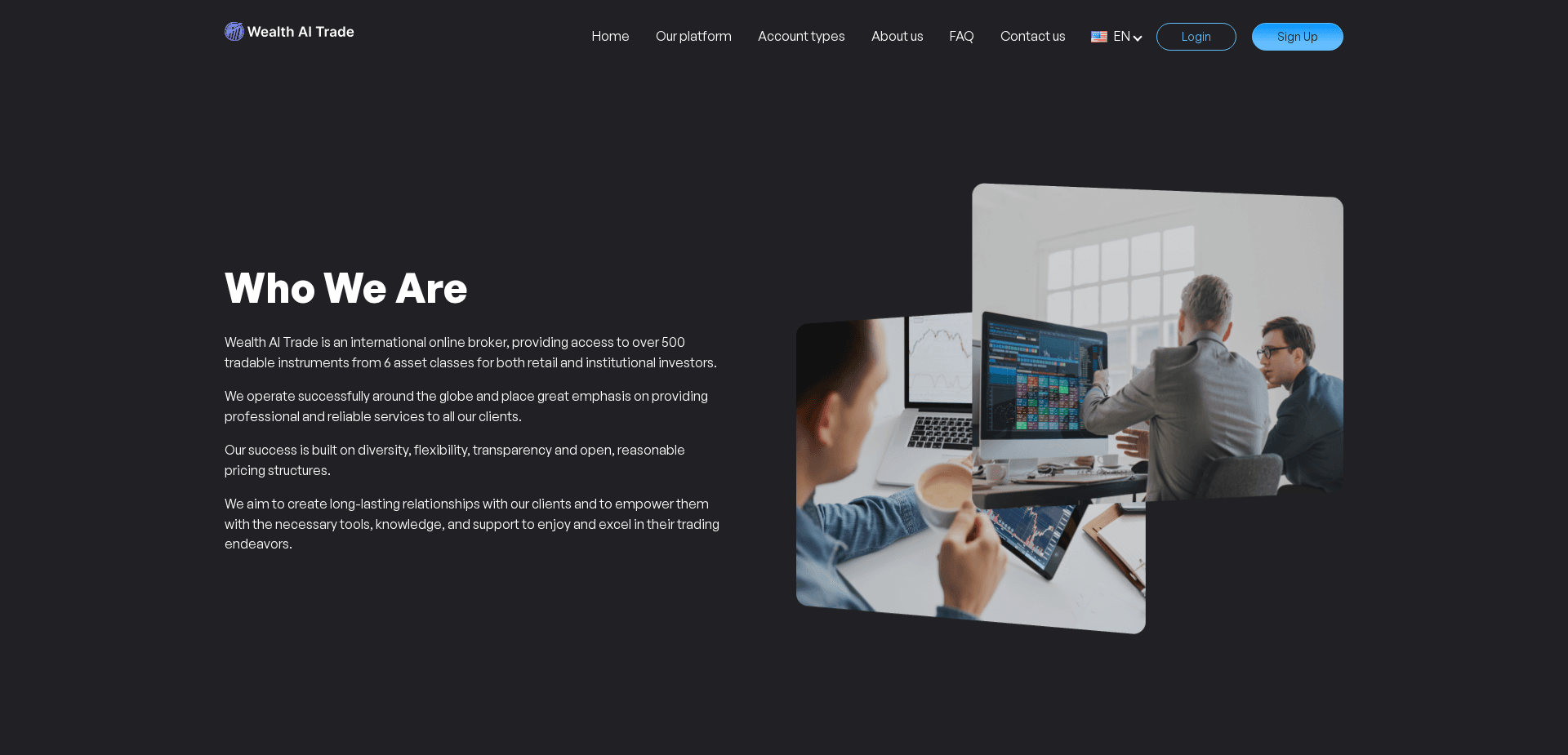 Screenshot for wealthaitrade.com - 7