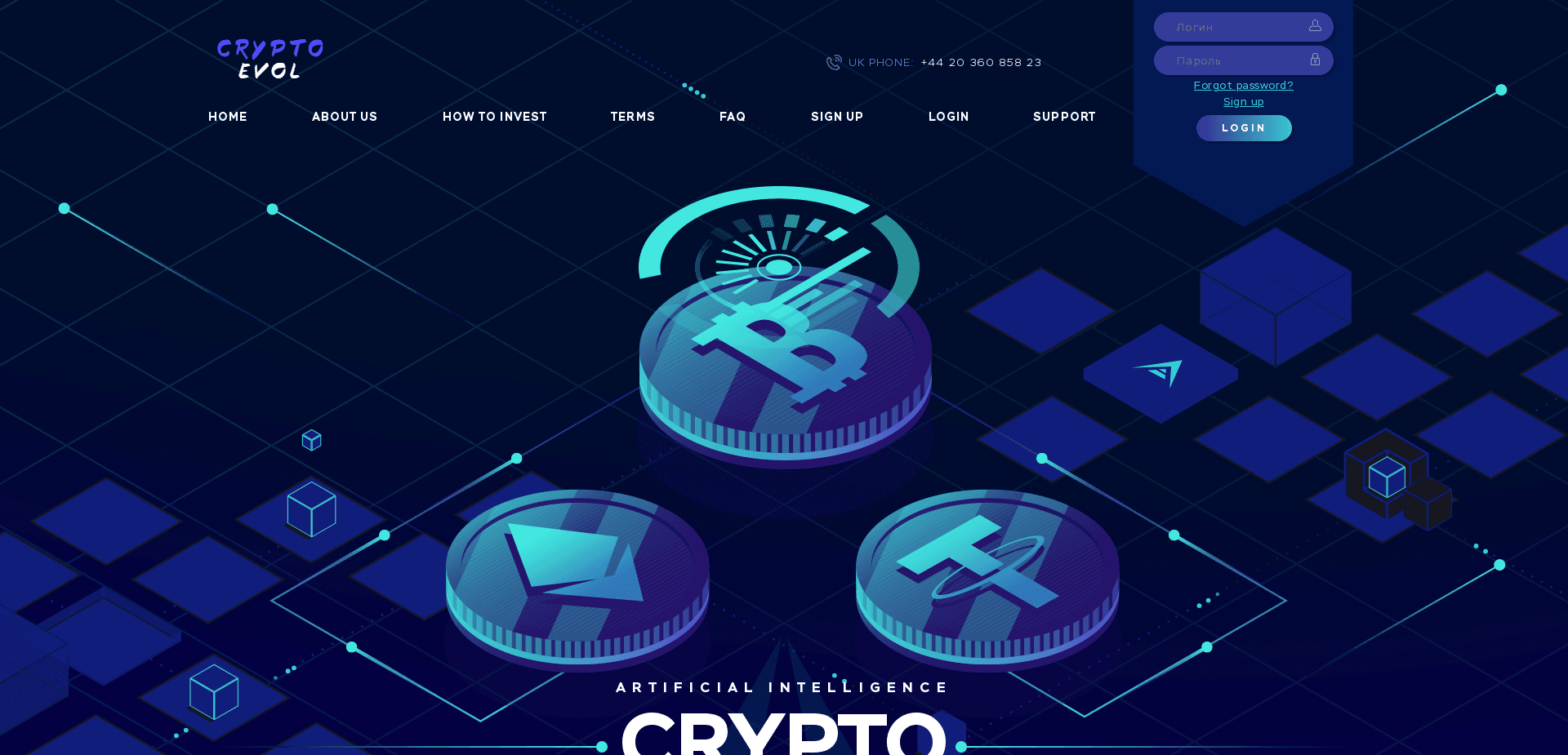 Screenshot for cryptoevol.pro - 2