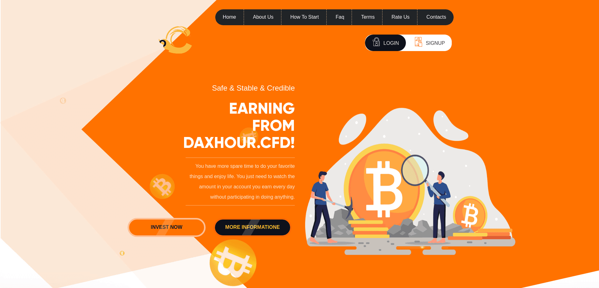 Screenshot for daxhour.cfd - 1