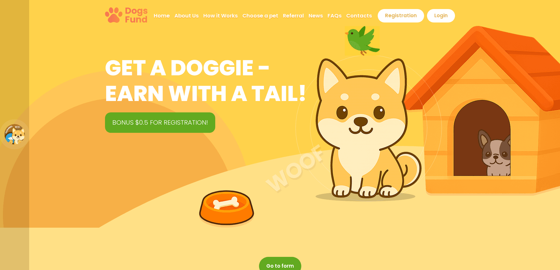 Screenshot for dogs-fund.com - 1