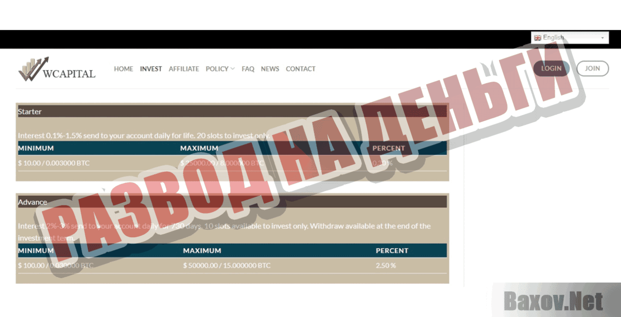 W Capital Развод на деньги