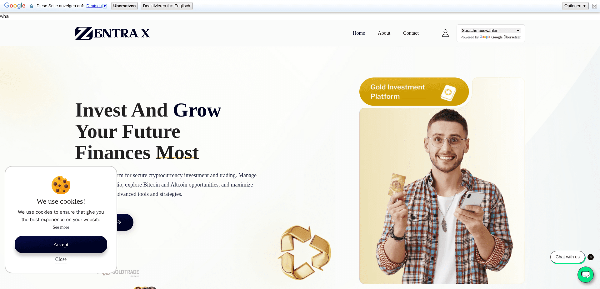 Screenshot for zentra-ex.com - 3