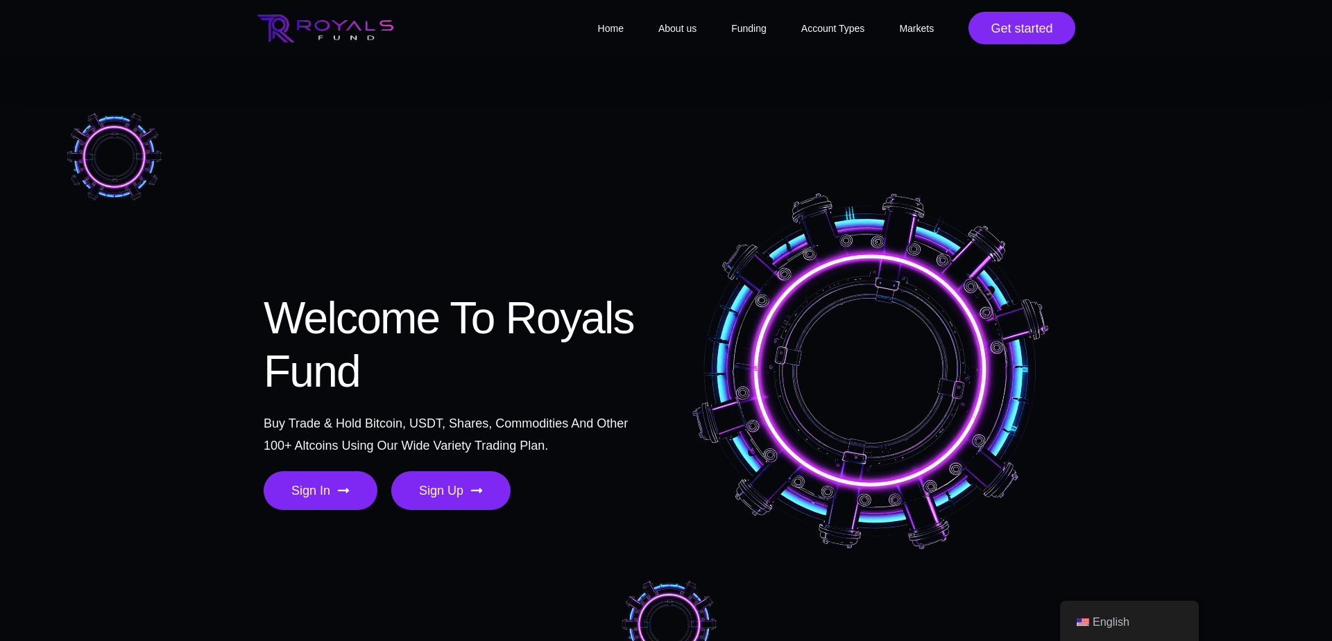 Screenshot for royalsfund.com - 0