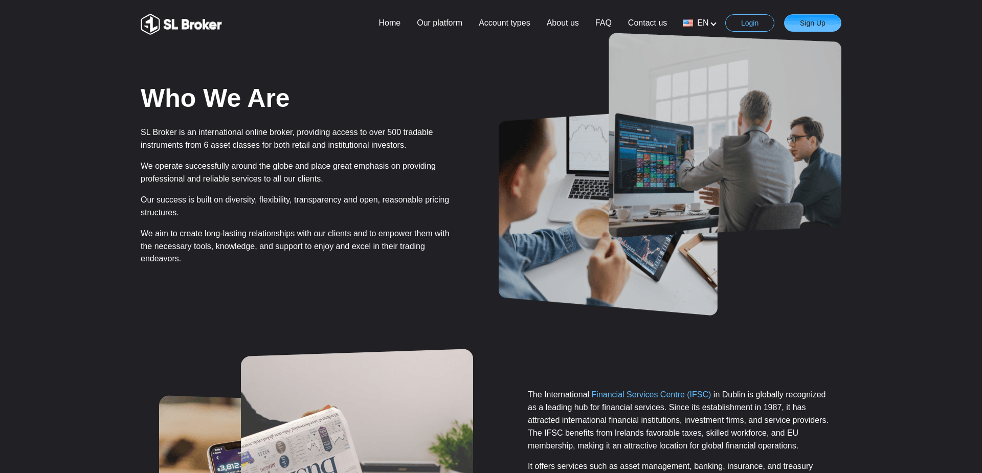 Screenshot for sl-broker.com - 4