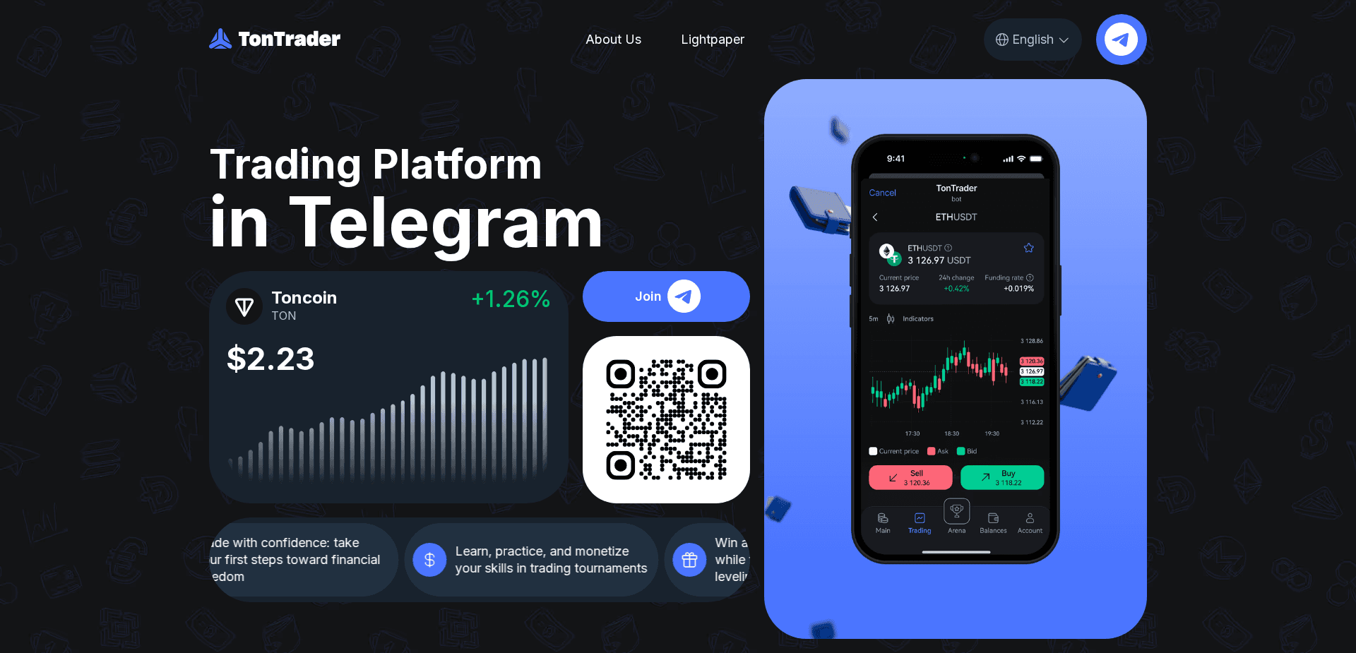 Screenshot for tontrader.com - 3