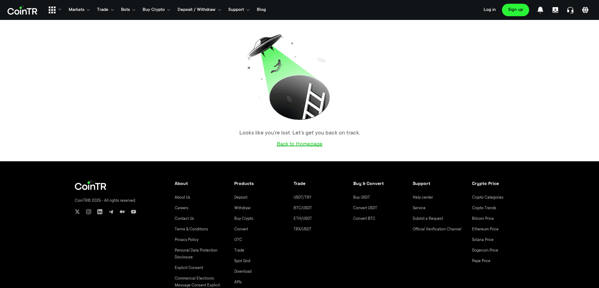 Screenshot for cointr.com - 1