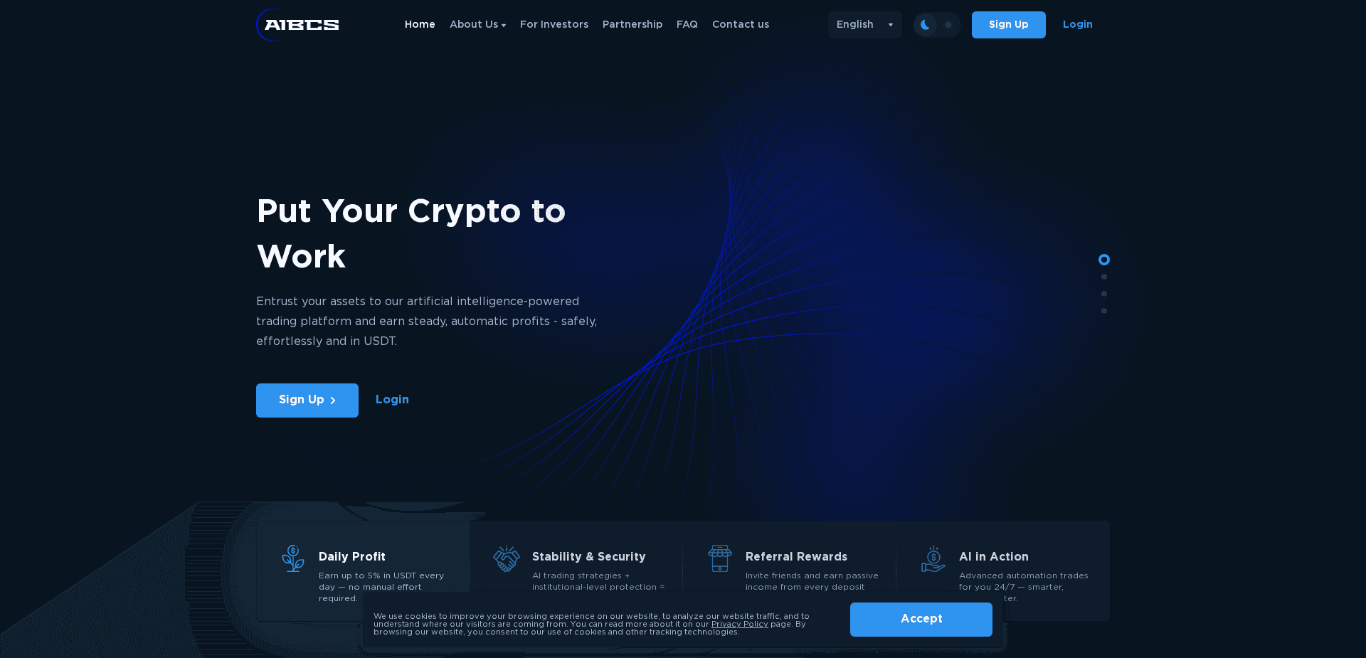 Screenshot for aibcs.finance - 5