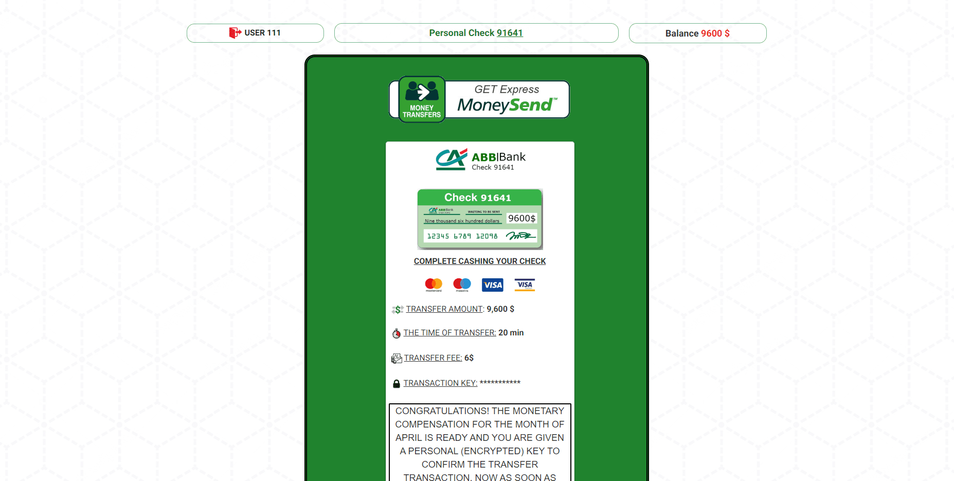 Get Express MoneySend развод, лохотрон или правда. Только честные и правдивые отзывы на Baxov.Net