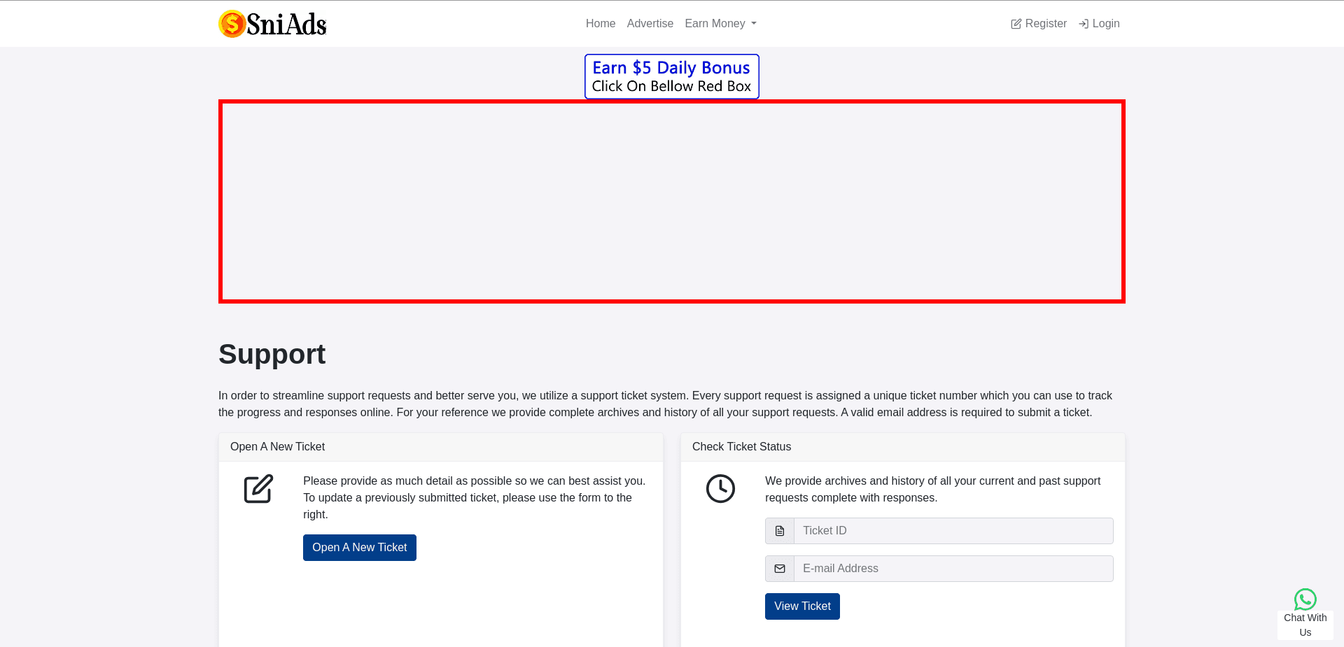 Screenshot for sniads.com - 2