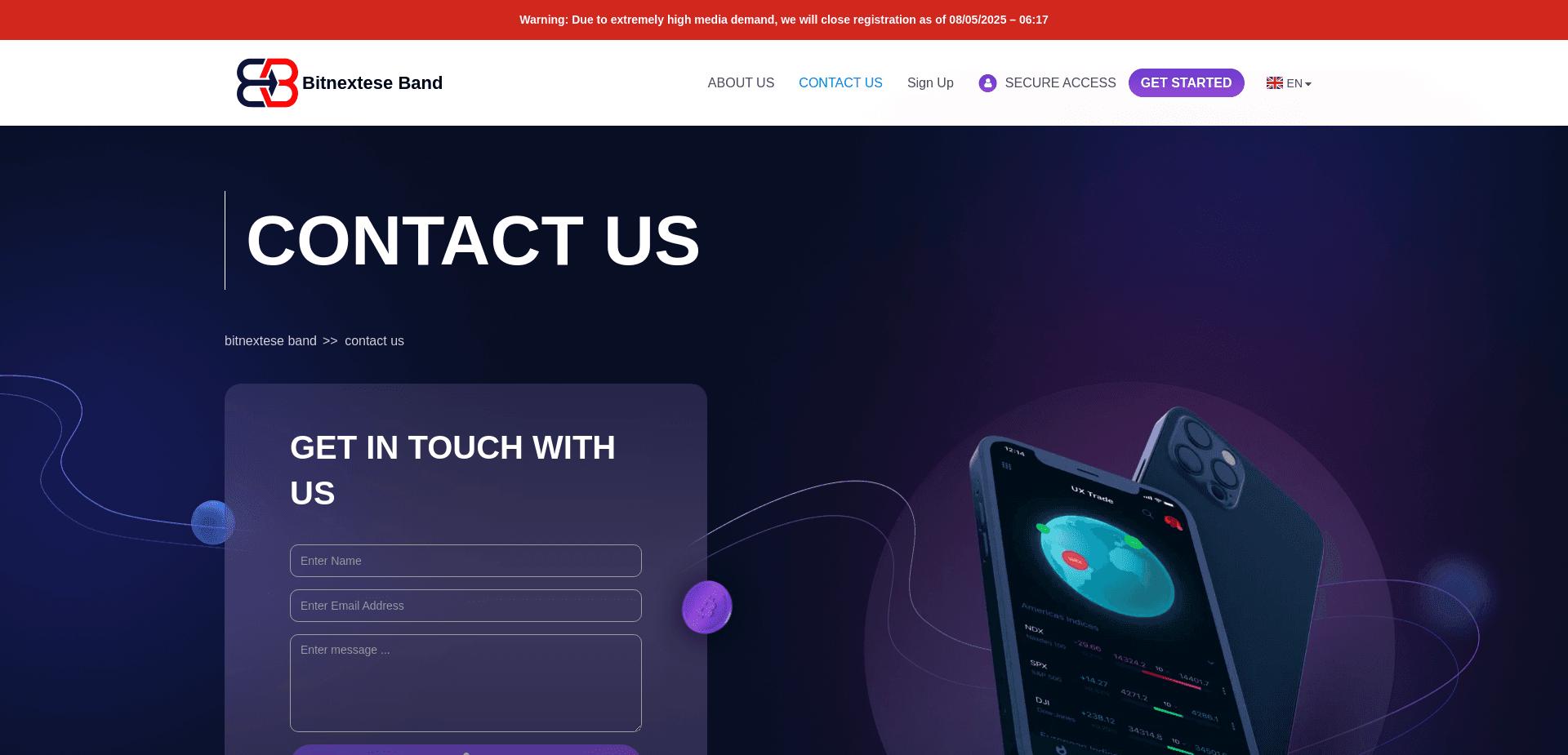 Screenshot for bitnexteseband-software.com - 0