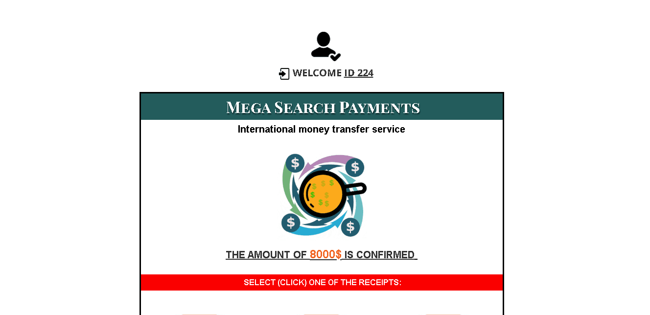Mega Search Payments