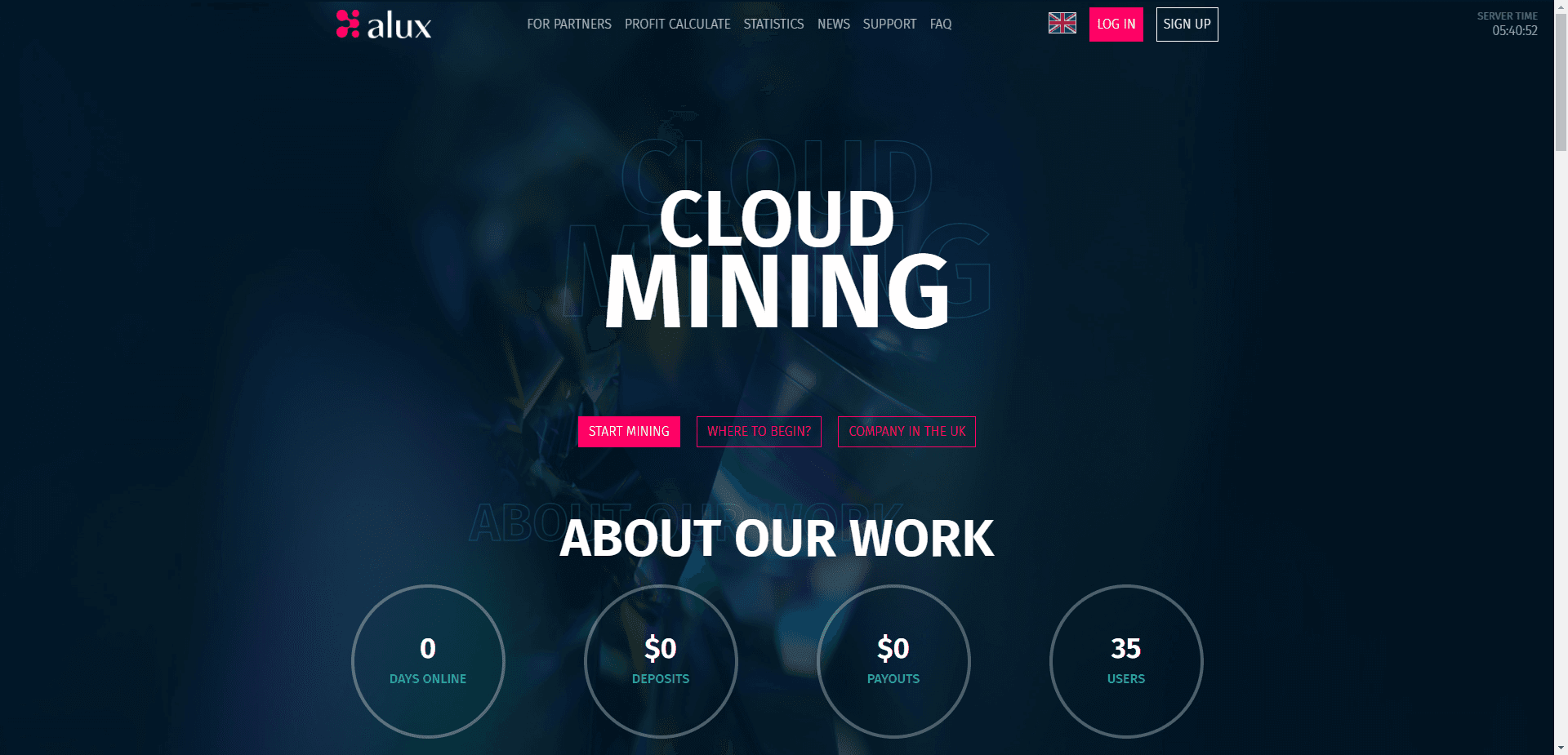 Alux Mining отзывы и обзор. Развод, лохотрон или правда. Только честные и правдивые отзывы на Baxov.Net