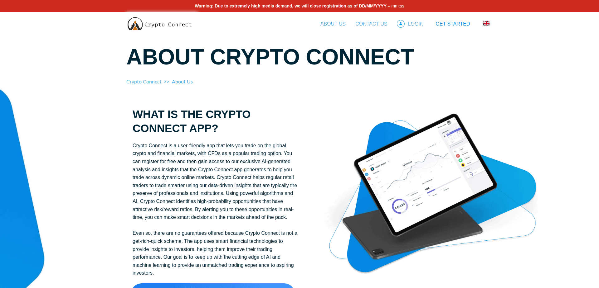 Screenshot for the-cryptoconnect.com - 1