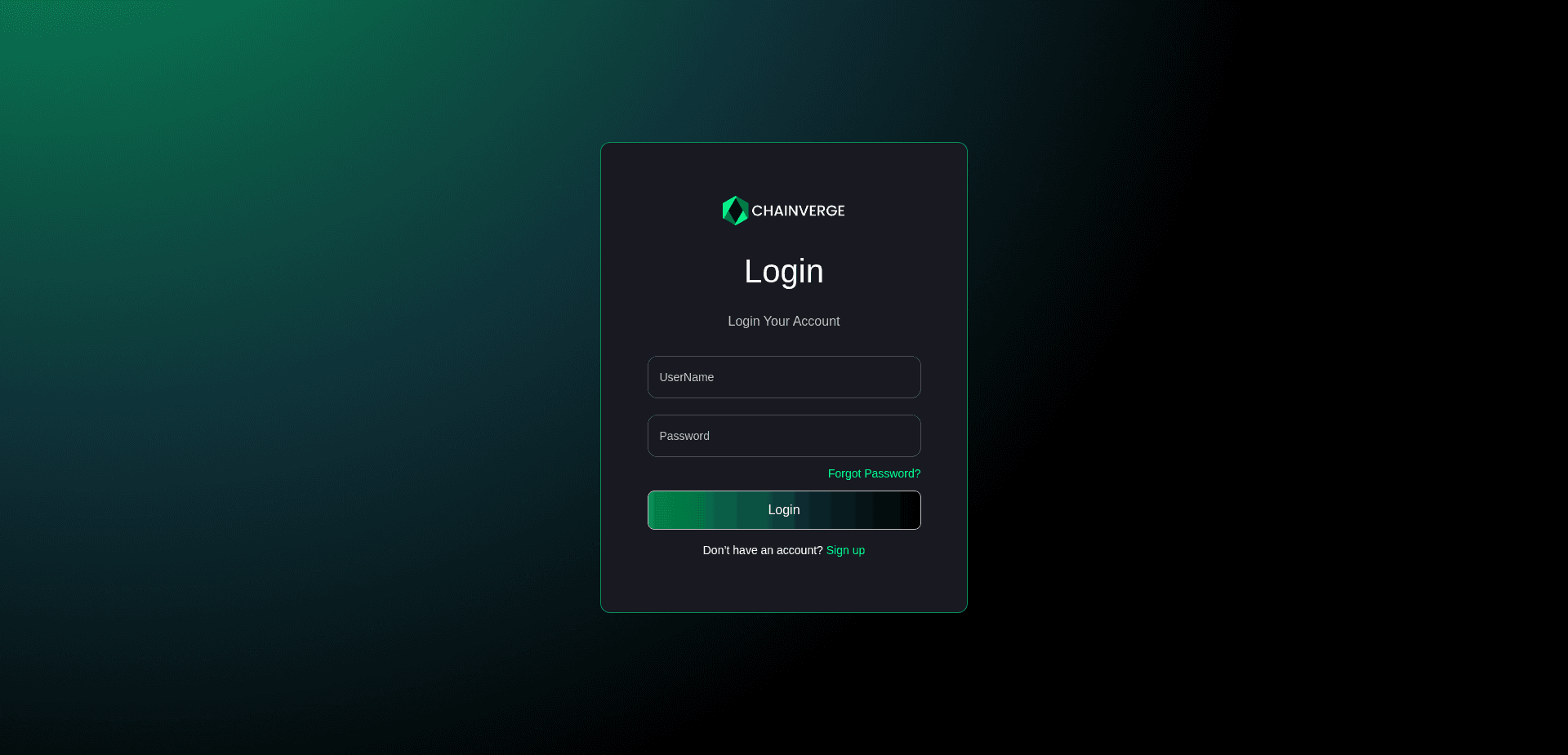 Screenshot for chainverge.biz - 2