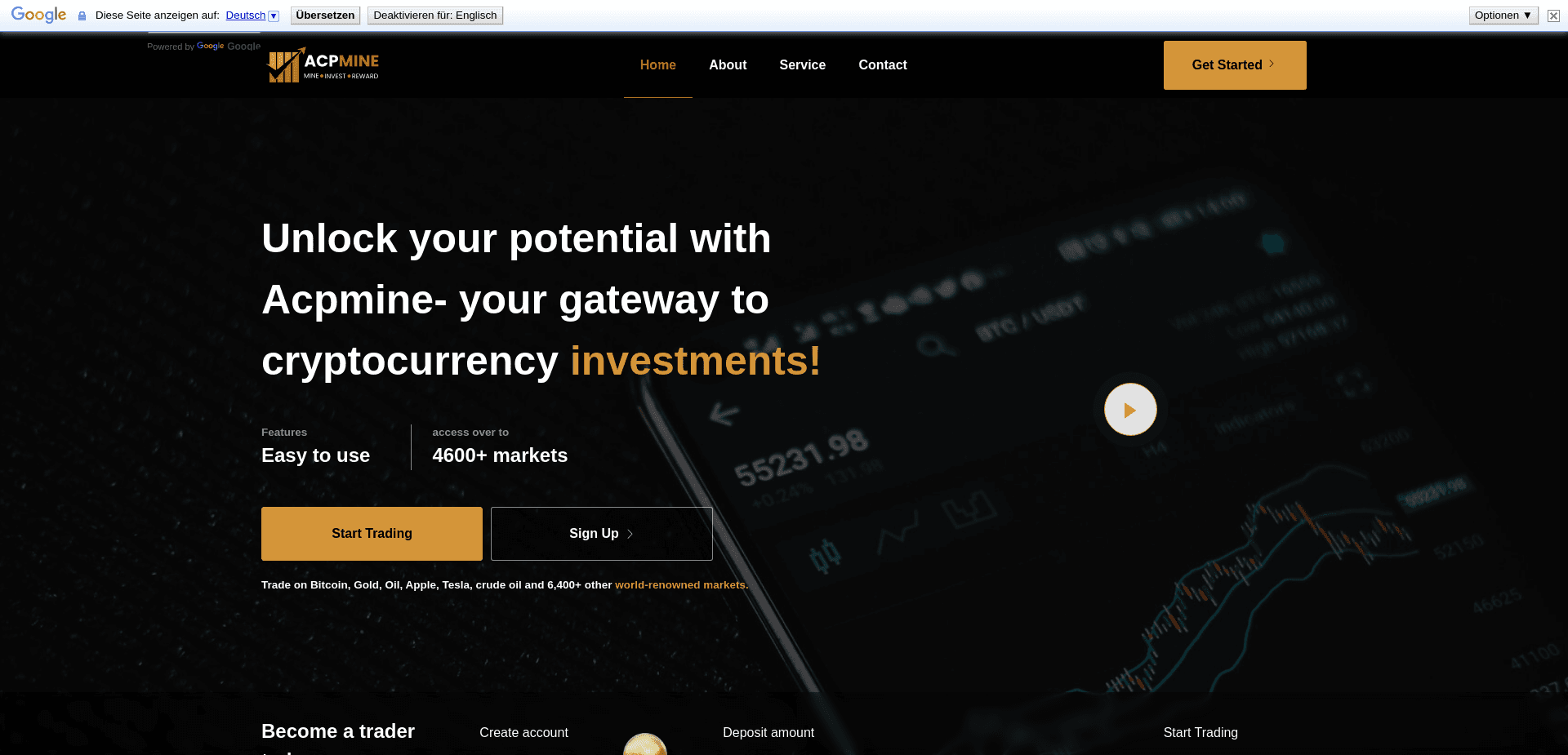 Screenshot for acpmine.com - 1