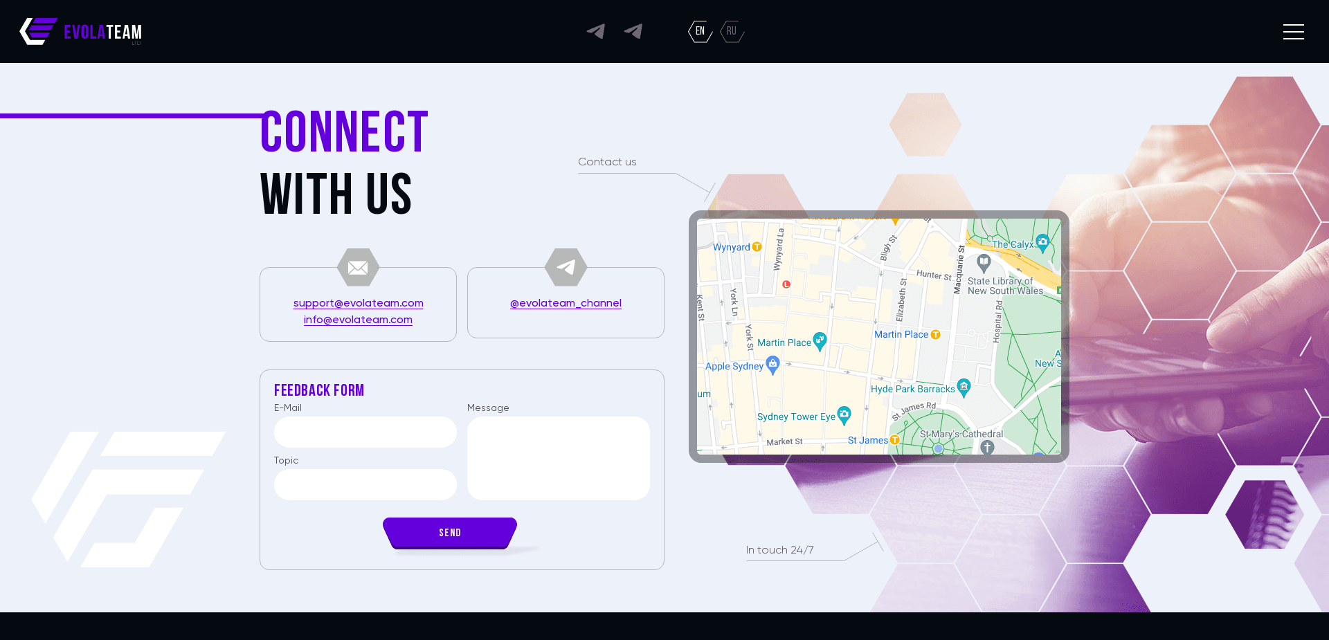 Screenshot for evolateam.com - 1