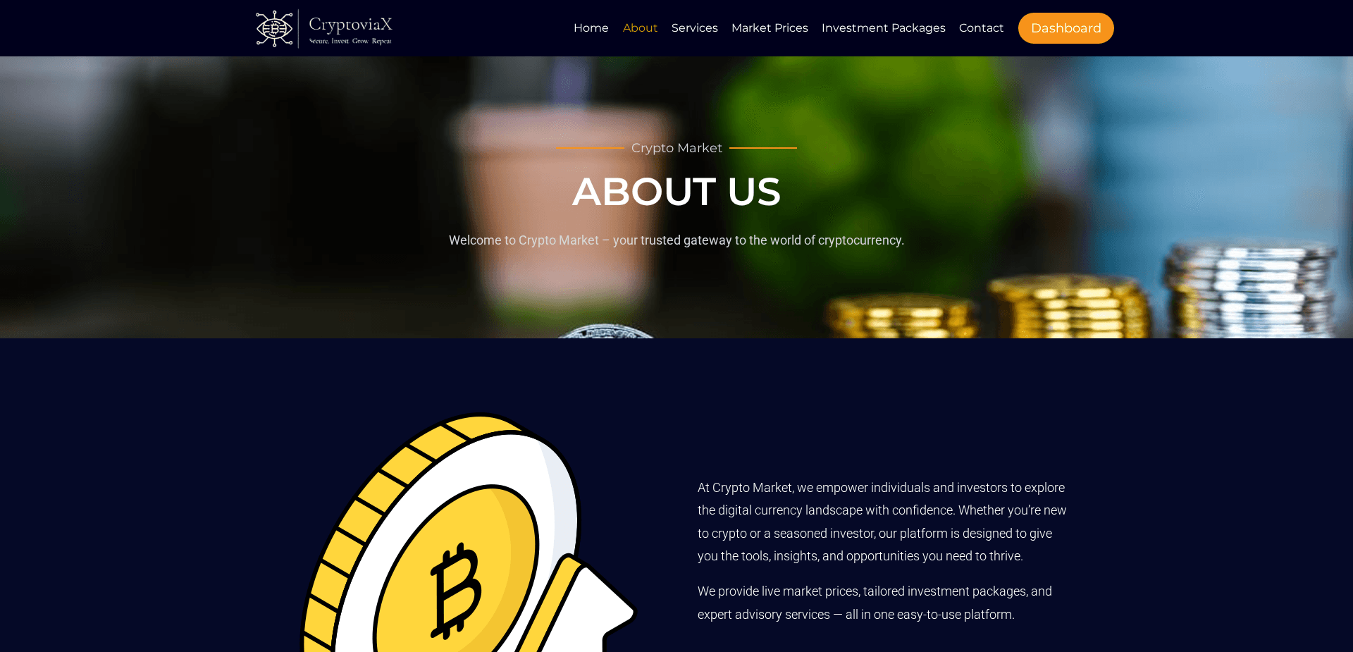 Screenshot for cryptoviax.net - 1