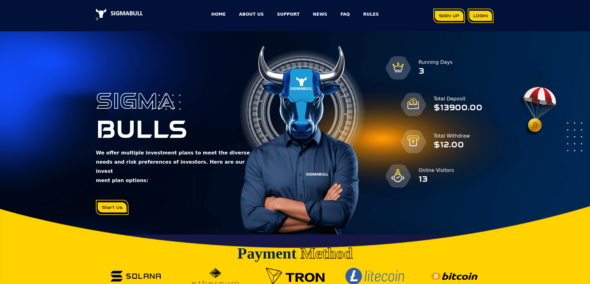 Screenshot for sigmabull.biz - 3