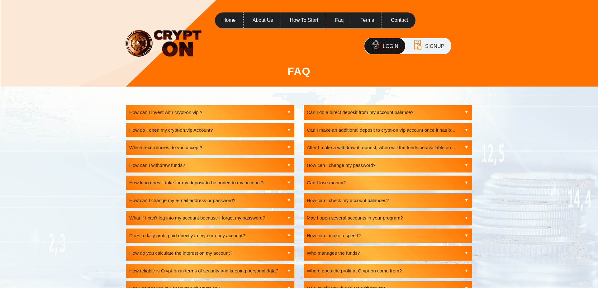 Screenshot for crypt-on.vip - 2