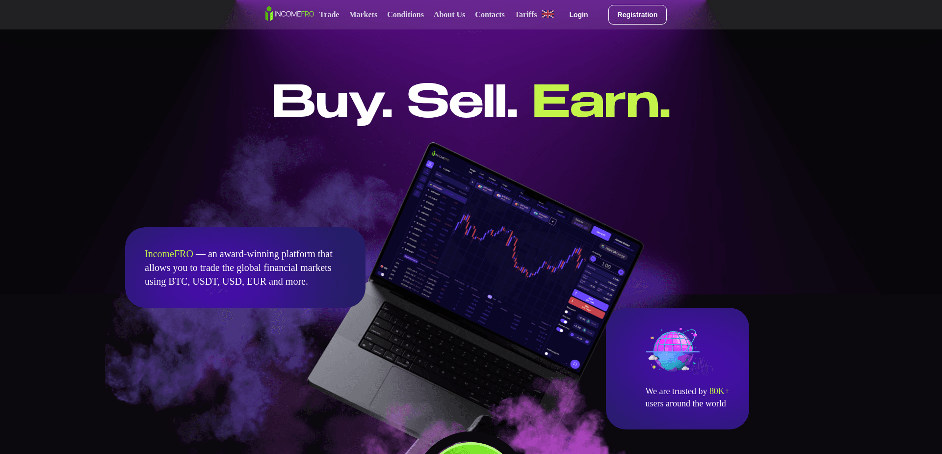 Screenshot for incomefro.com - 1