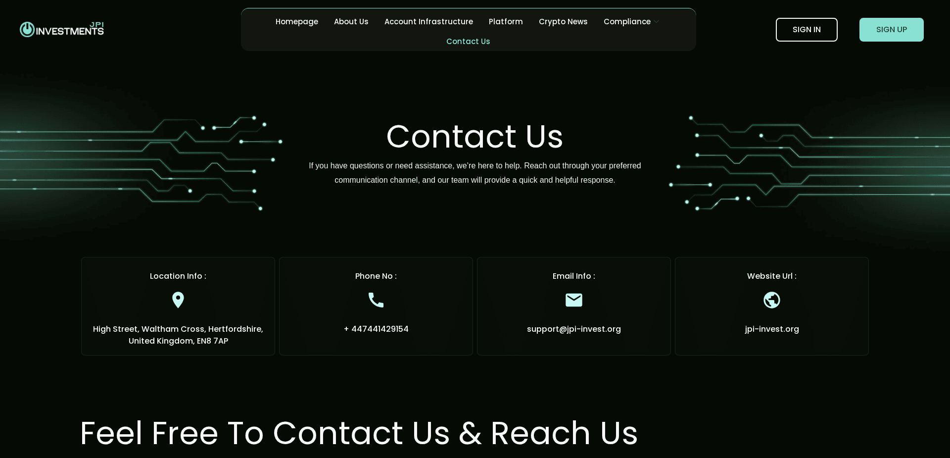 Screenshot for jpi-invest.org - 1