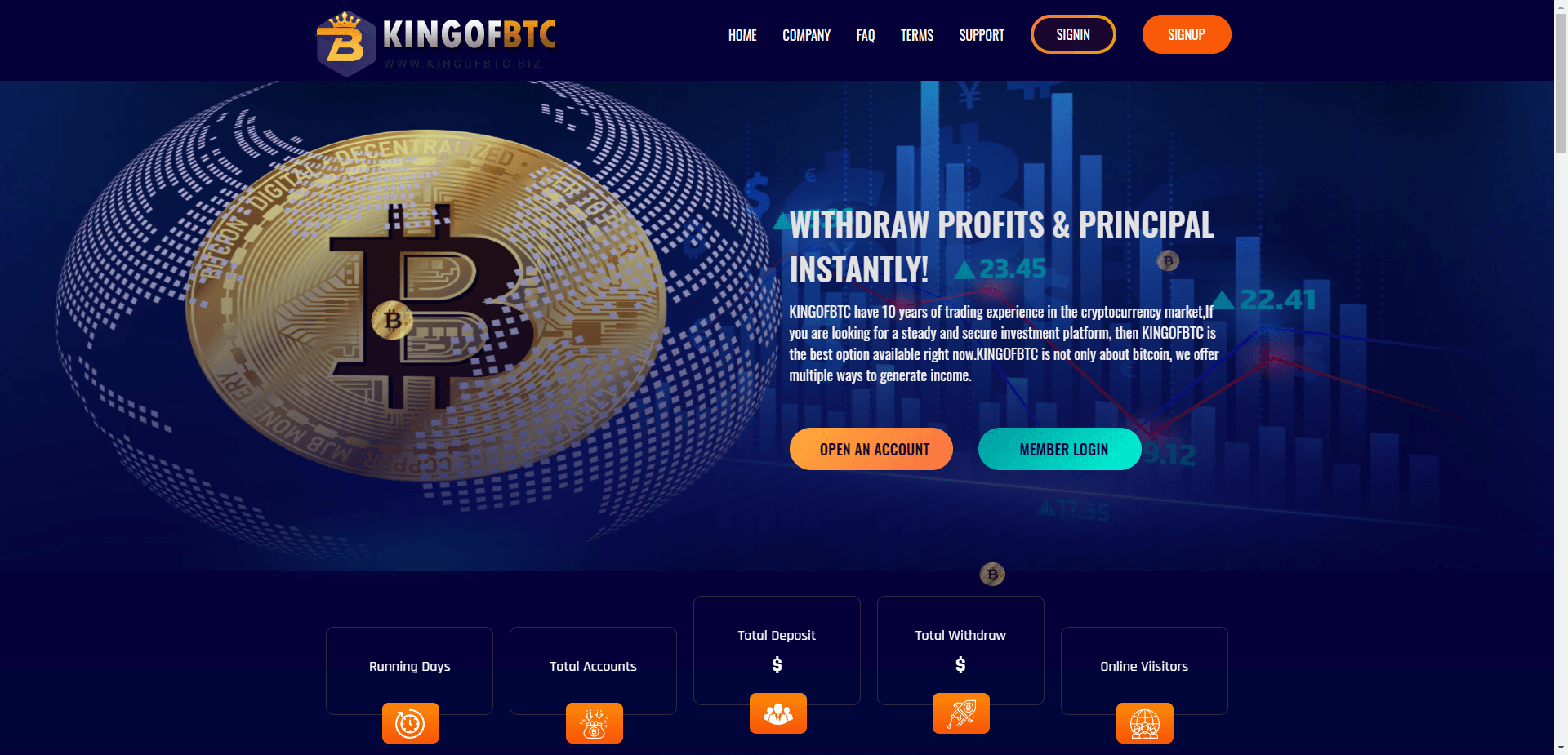 Kingofbtc отзывы и обзор. Развод, лохотрон или правда. Только честные и правдивые отзывы на Baxov.Net