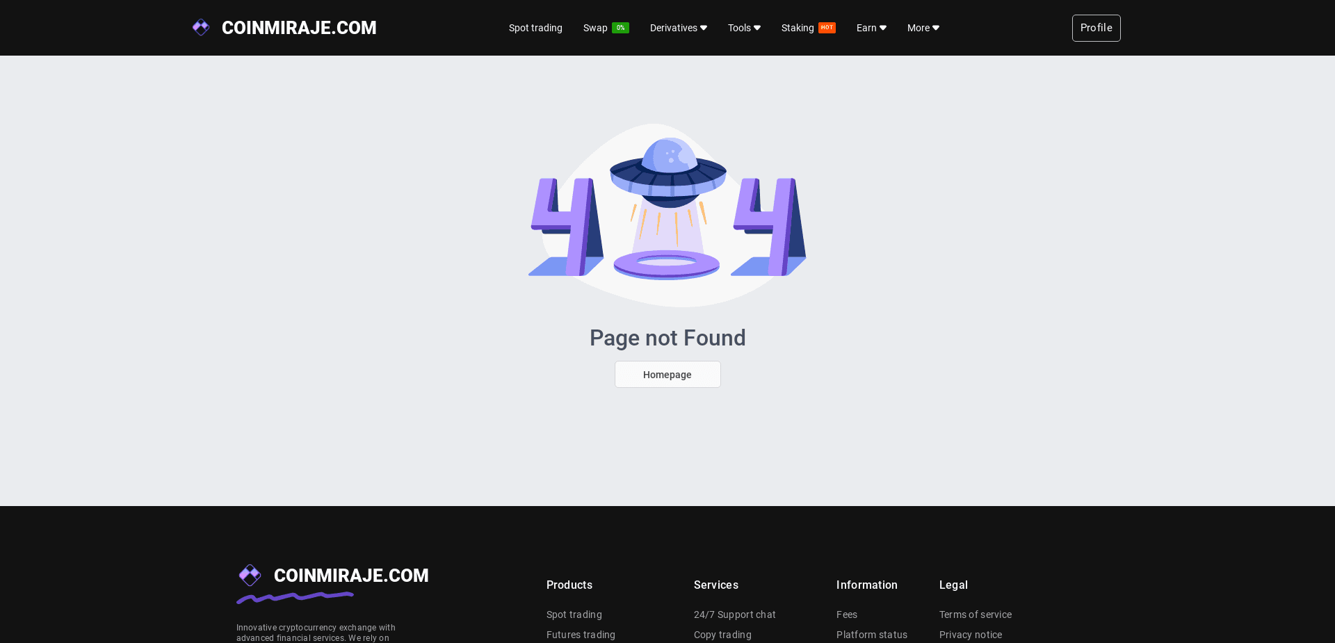 Screenshot for coinmiraje.com - 0