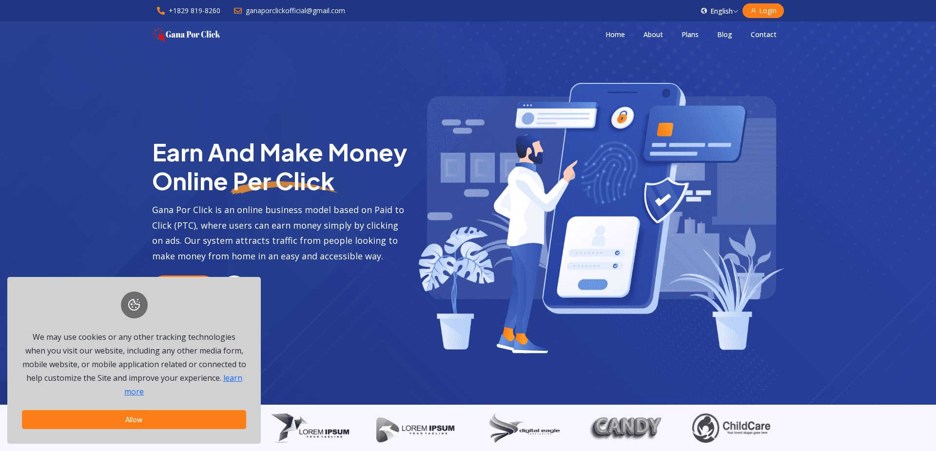 Screenshot for ganaporclick.com - 3