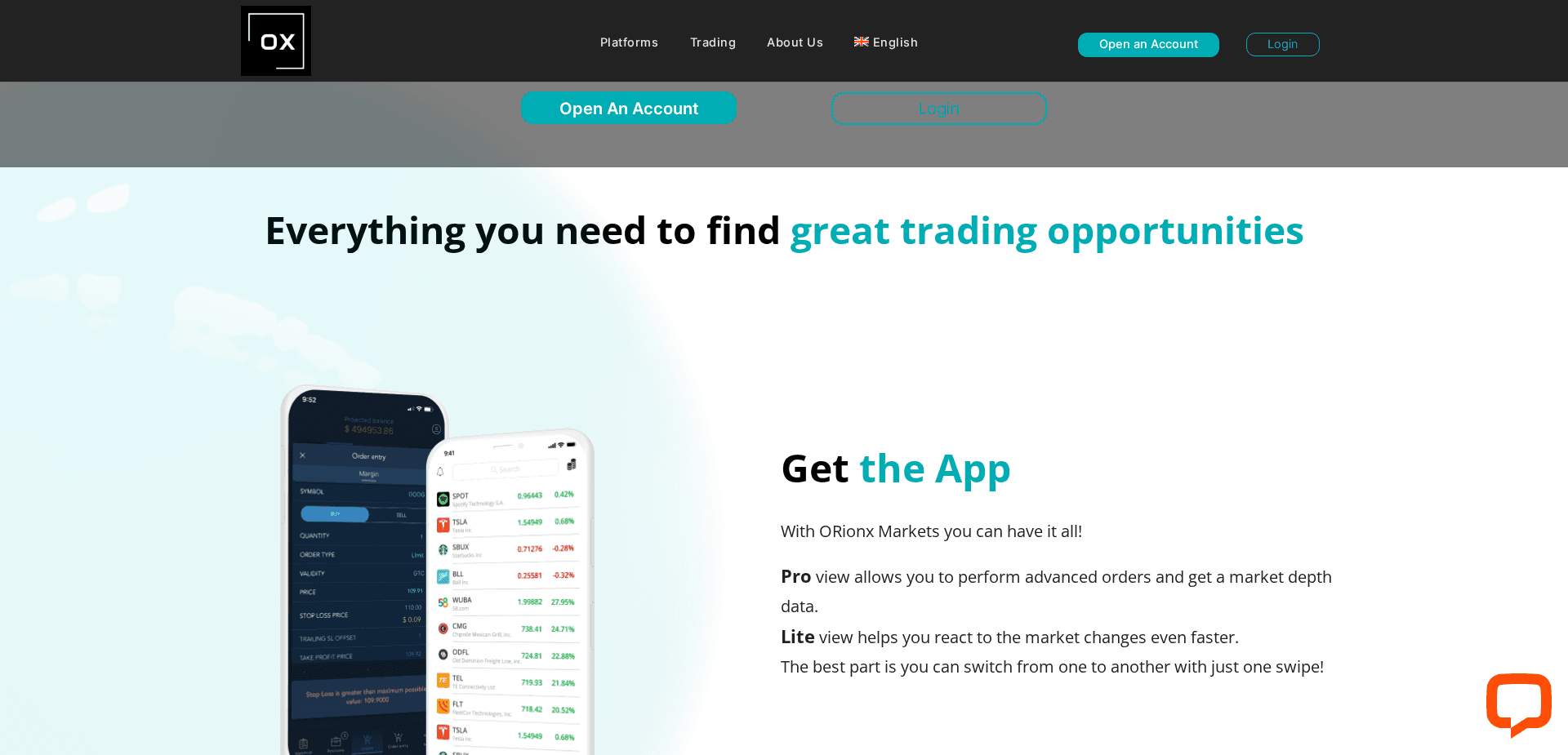 Screenshot for orionxmarkets.com - 0