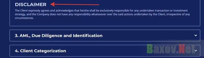 Отказ от ответственности