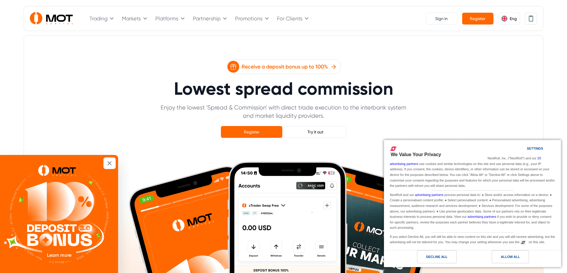 Screenshot for motcapital.com - 0