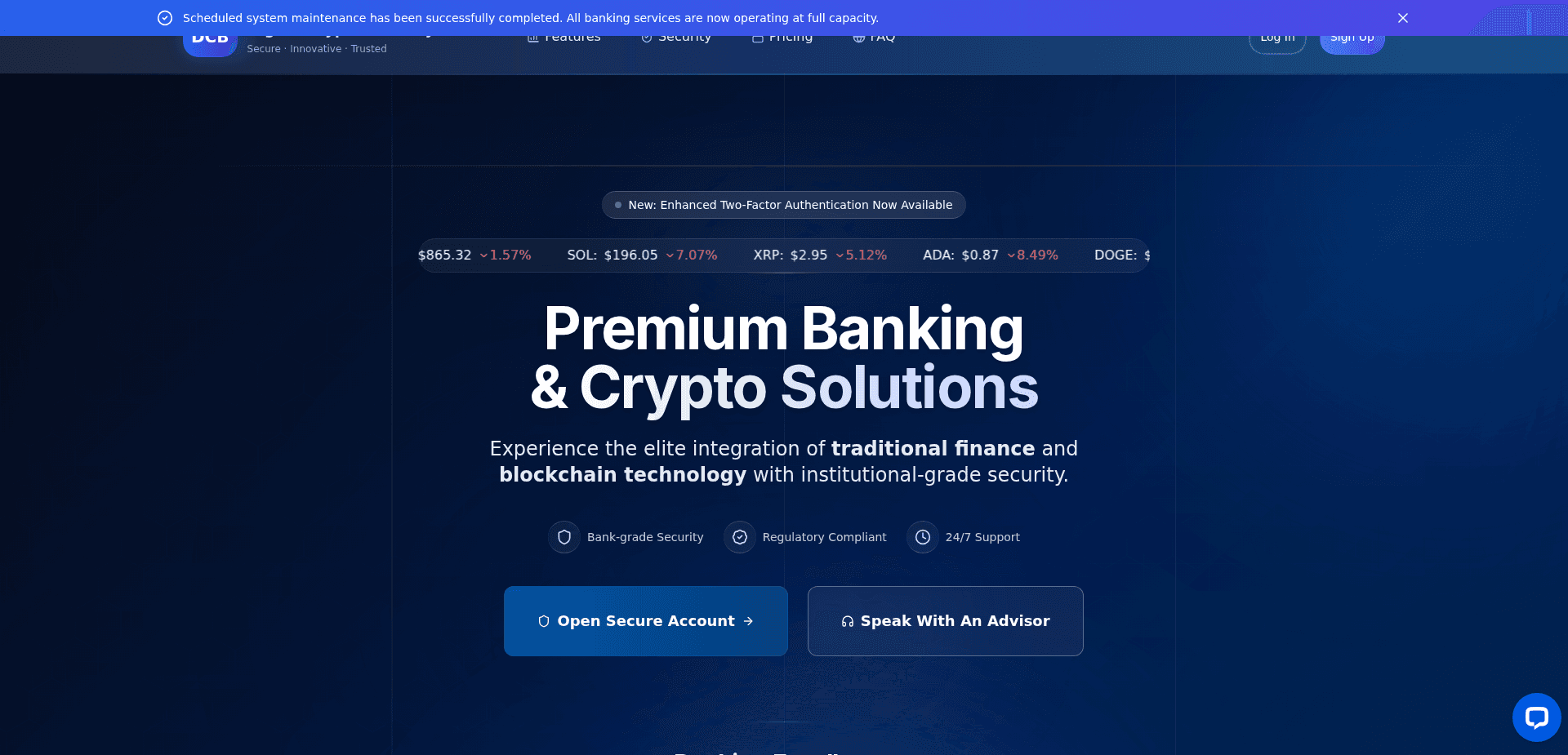 Screenshot for digital-cryptocurrency-bank.replit.app - 0