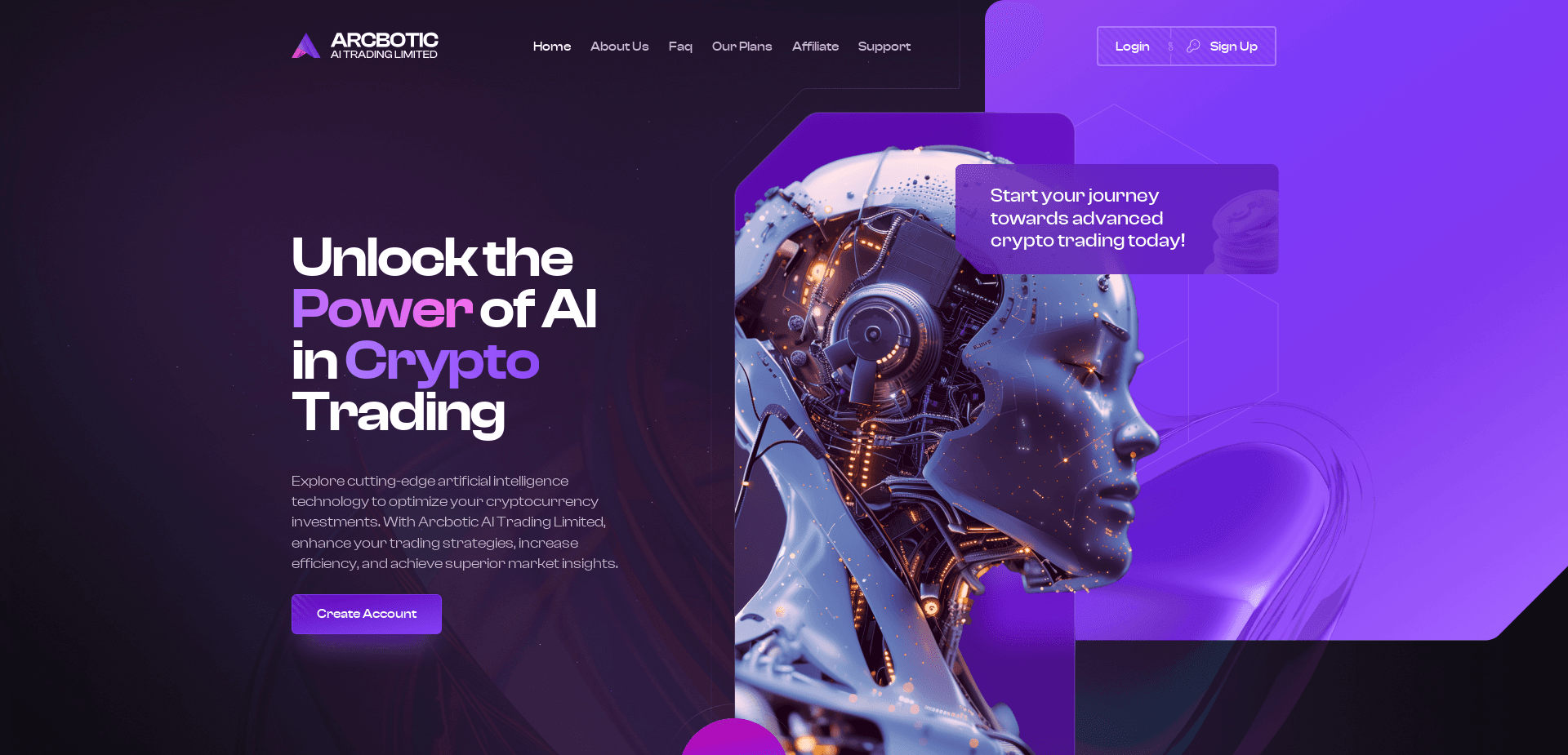 Screenshot for arcbotic.com - 1