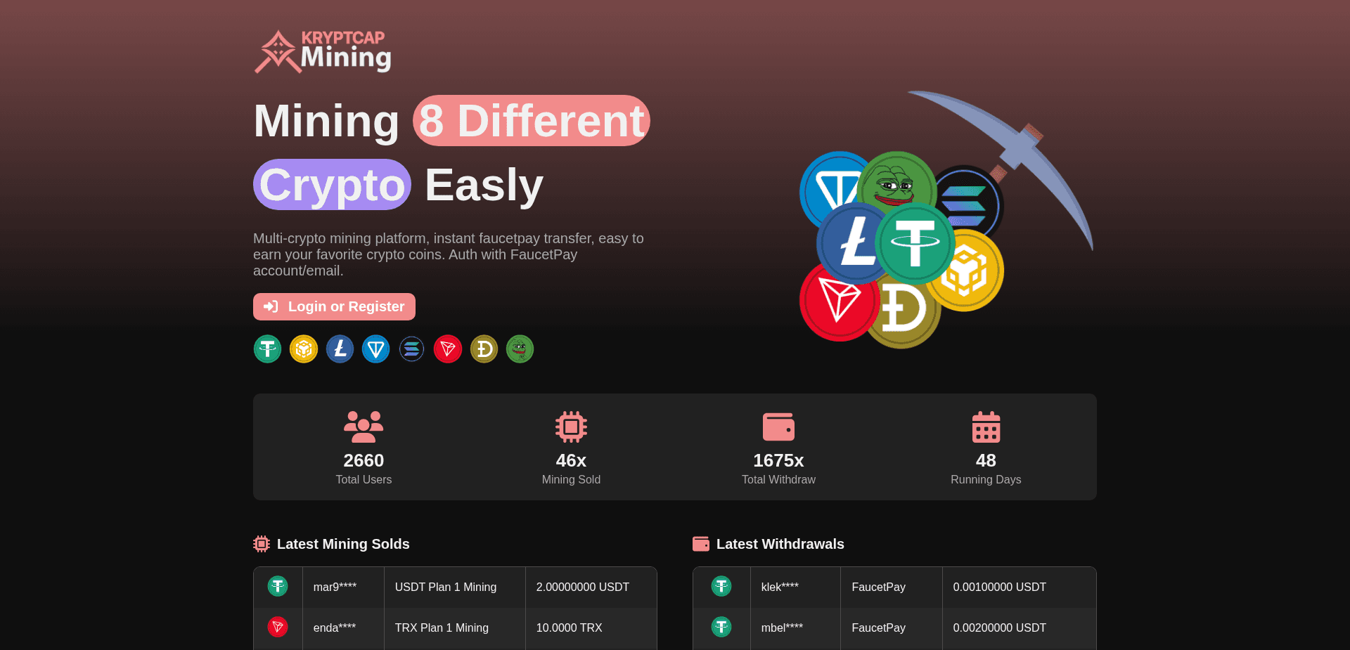 Screenshot for kryptcap.com - 0
