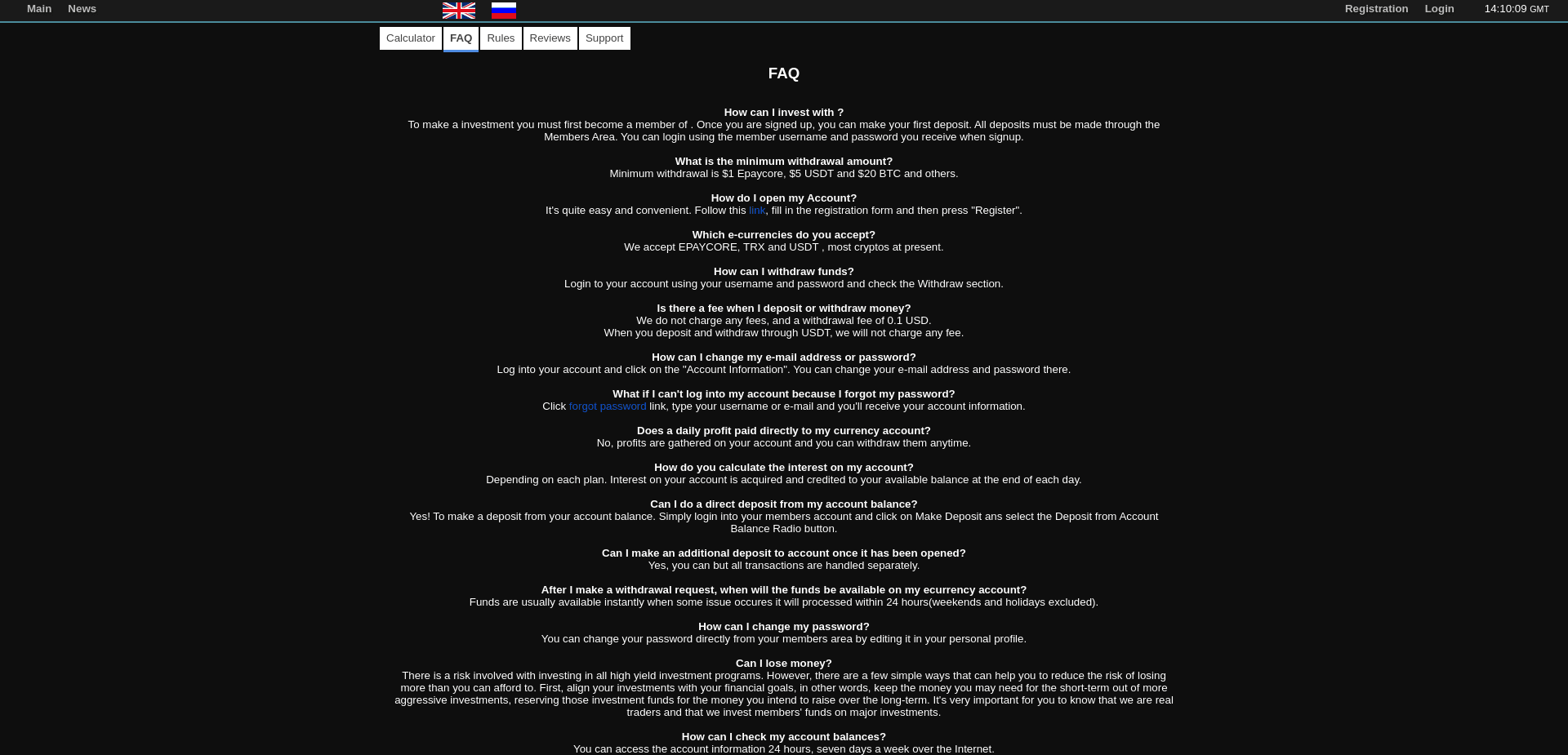 Screenshot for bitcoinfan.biz - 3