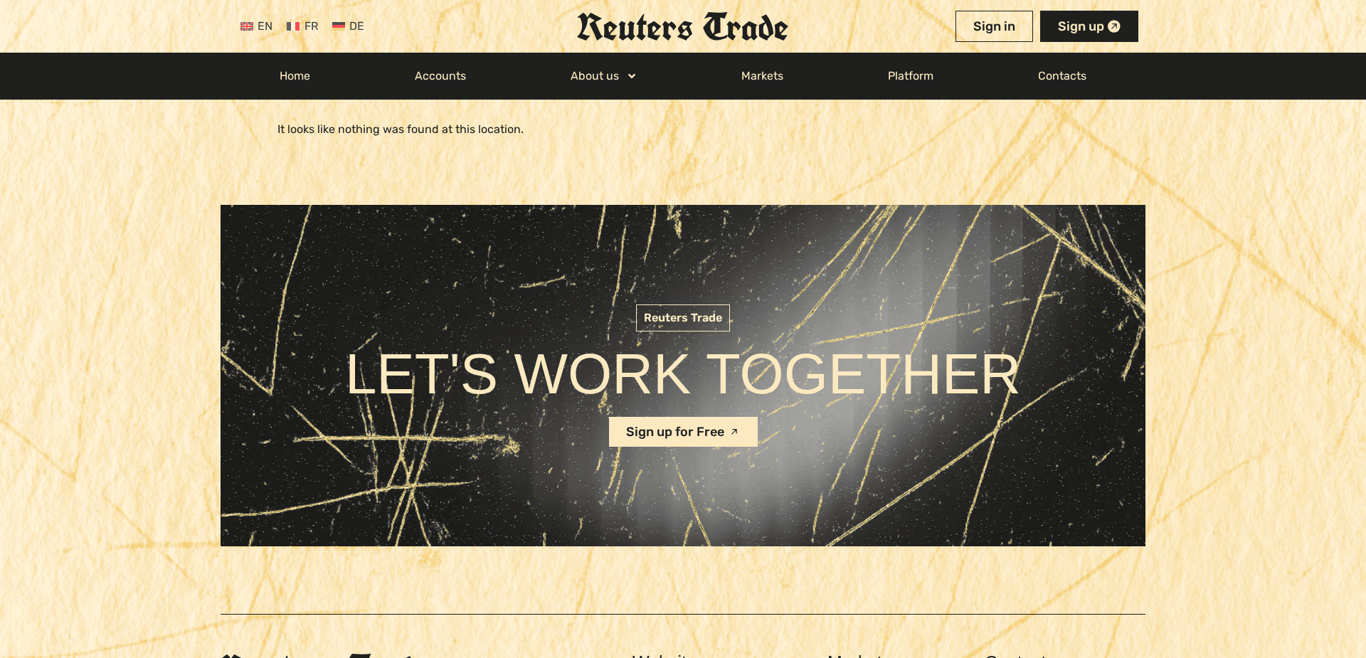 Screenshot for tradereuters.com - 3
