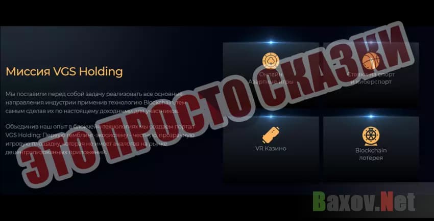 VGS Holding Это просто сказки