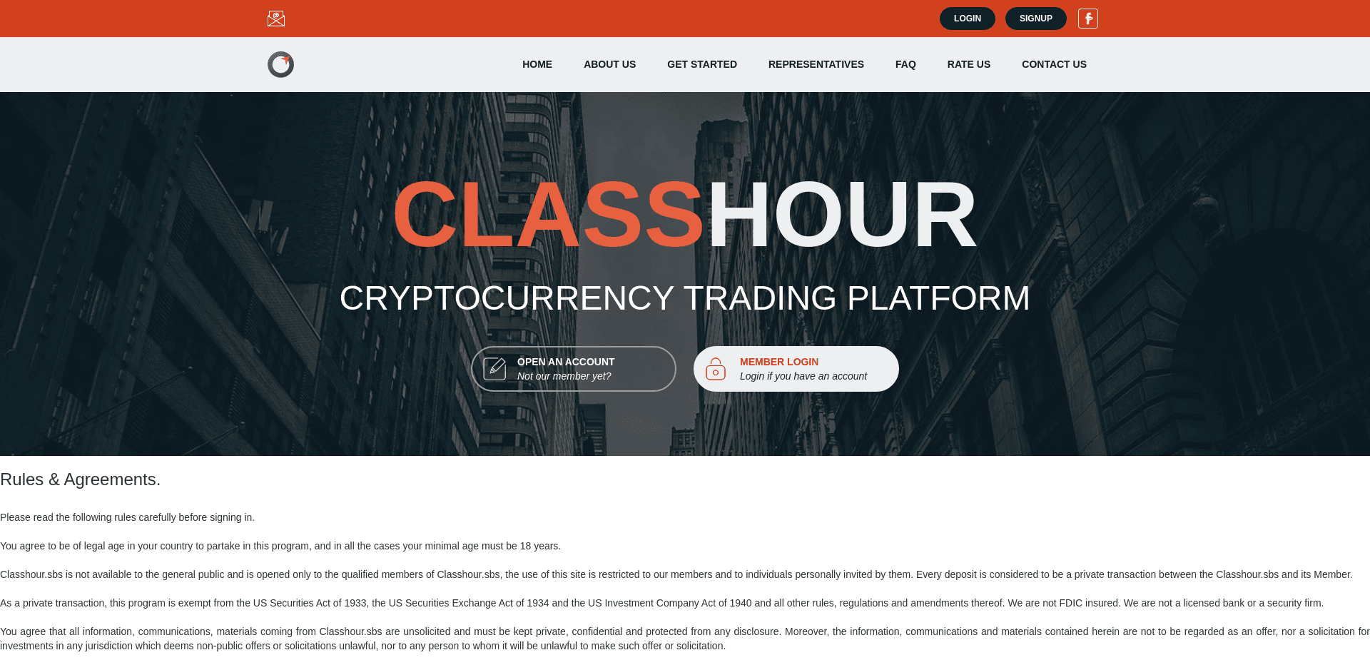 Screenshot for classhour.sbs - 1