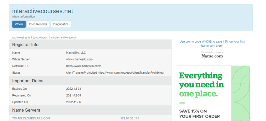 дата регистрации проекта