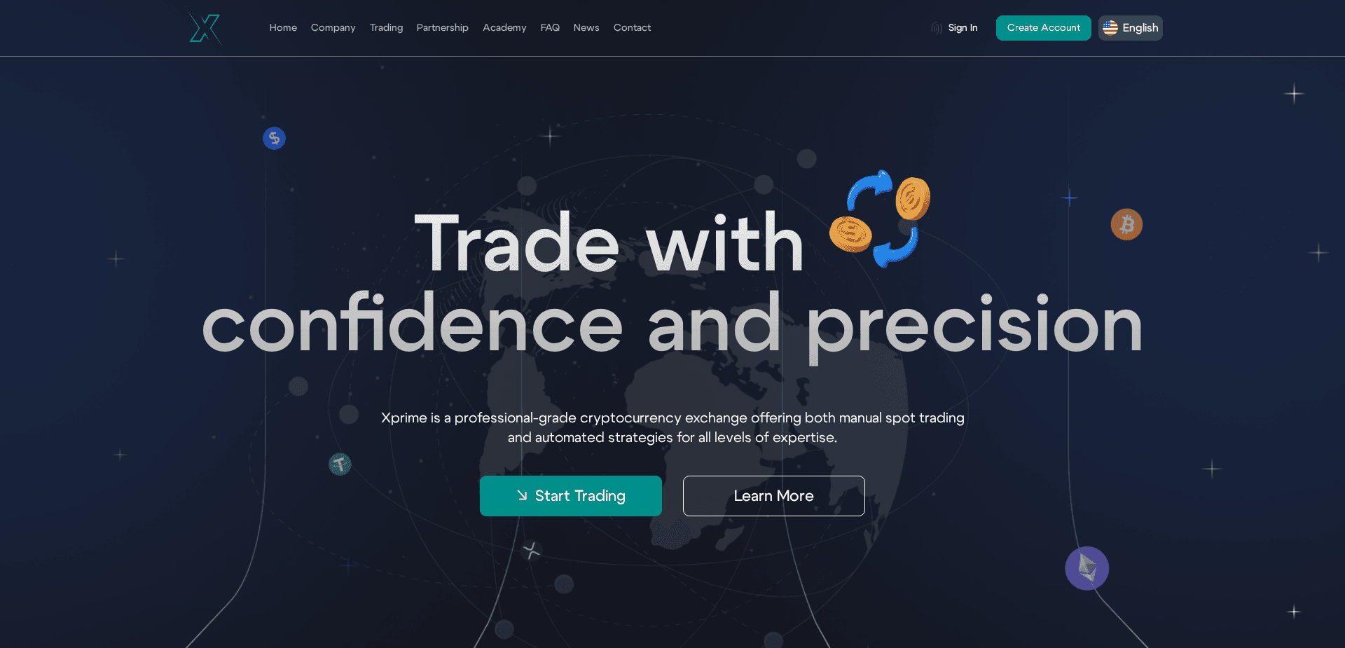 Screenshot for xprimes.trade - 1