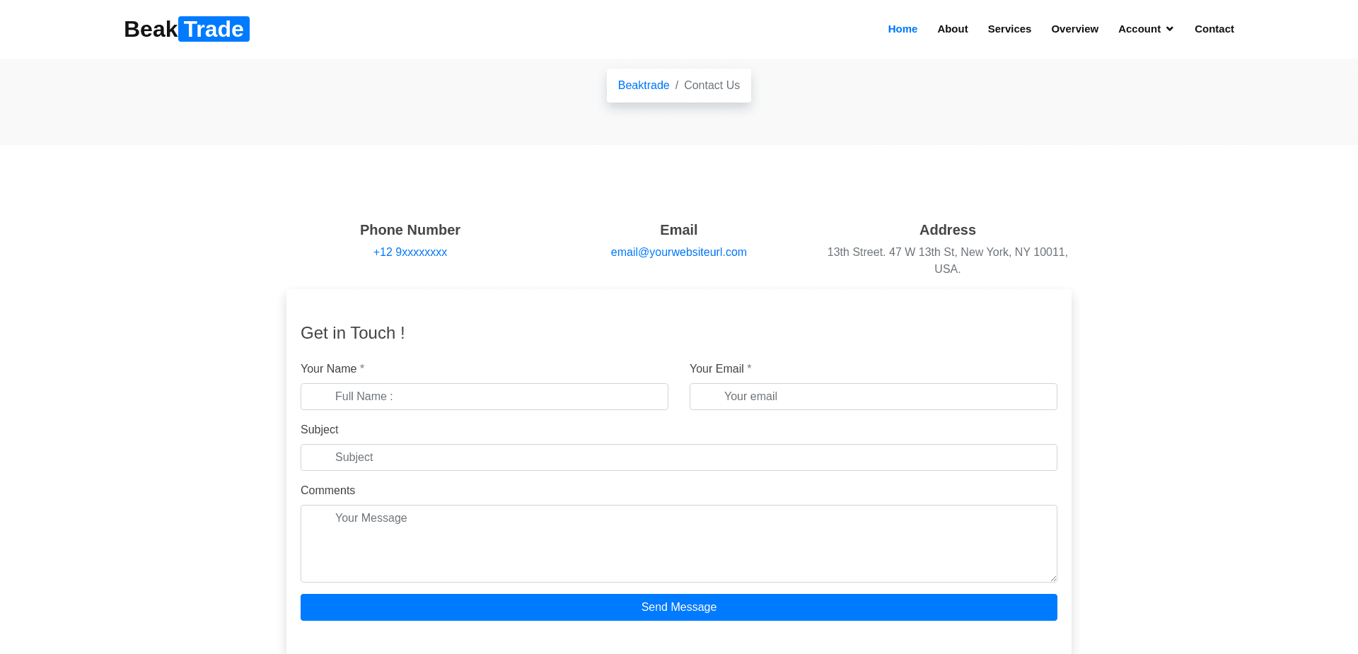 Screenshot for beaktrade.com - 4