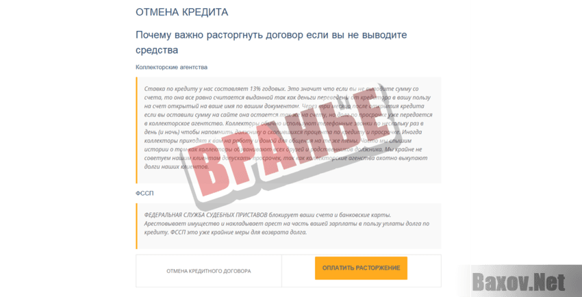 CREDIT MARKET Вранье