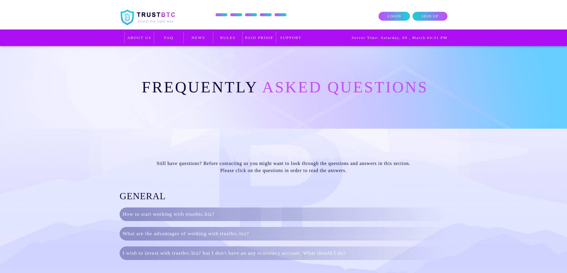 Screenshot for trustbtc.biz - 0