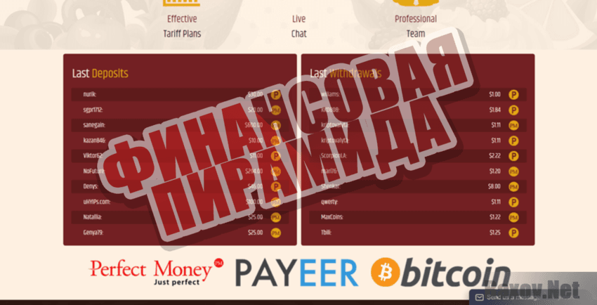 Delicious Cakes - Финансовая пирамида